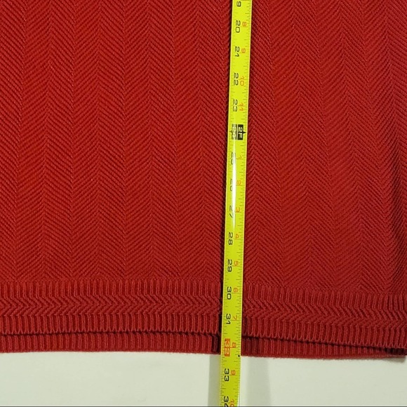 Mens Size XL Chaps Ralph Lauren Knit Red Sweater - Picture 12 of 12